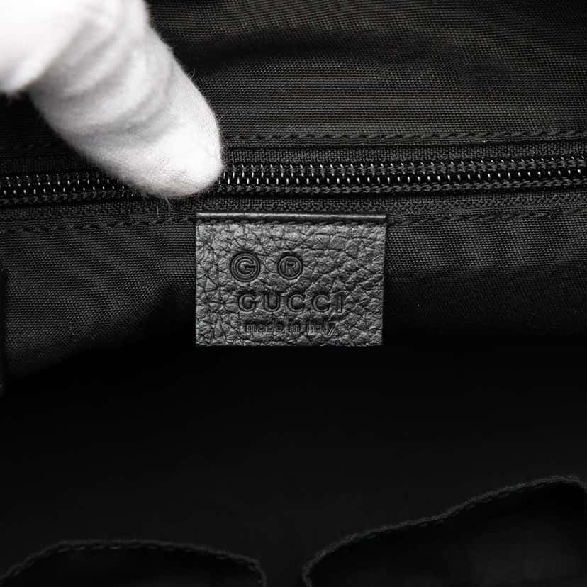 Gucci GG Nylon Web Tote Black Very good condition - Box View