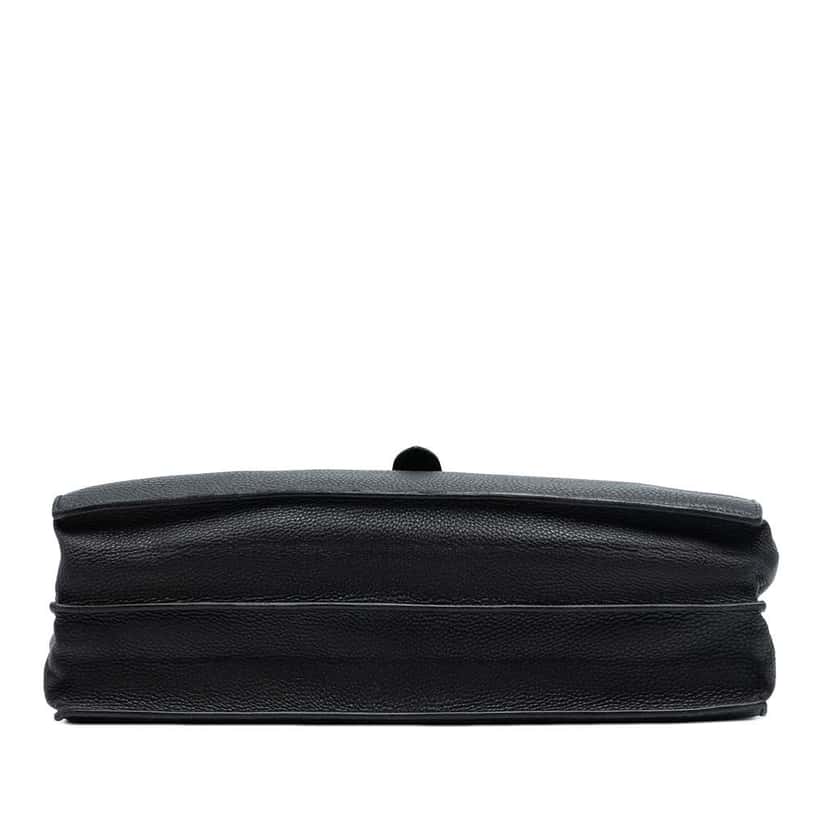 Hermès Togo Sac A Depeches 38 Black Leather Very good condition - Inside View