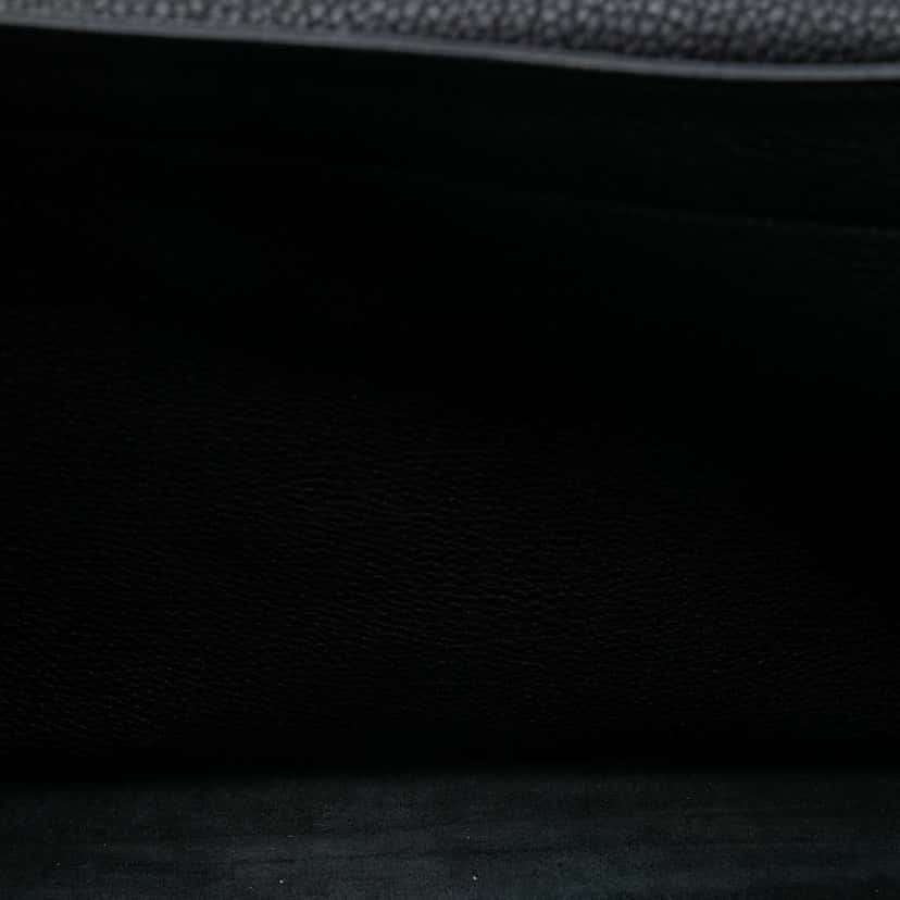 Hermès Togo Sac A Depeches 38 Black Leather Very good condition - Model View