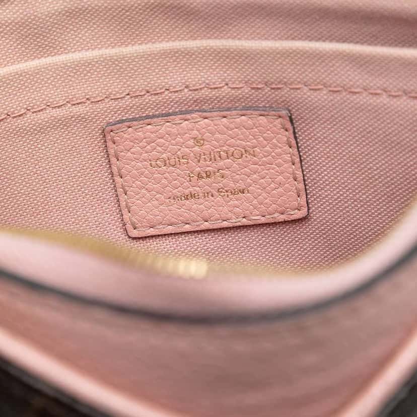 Louis Vuitton Monogram Pallas Clutch Brown Very good condition - Box View