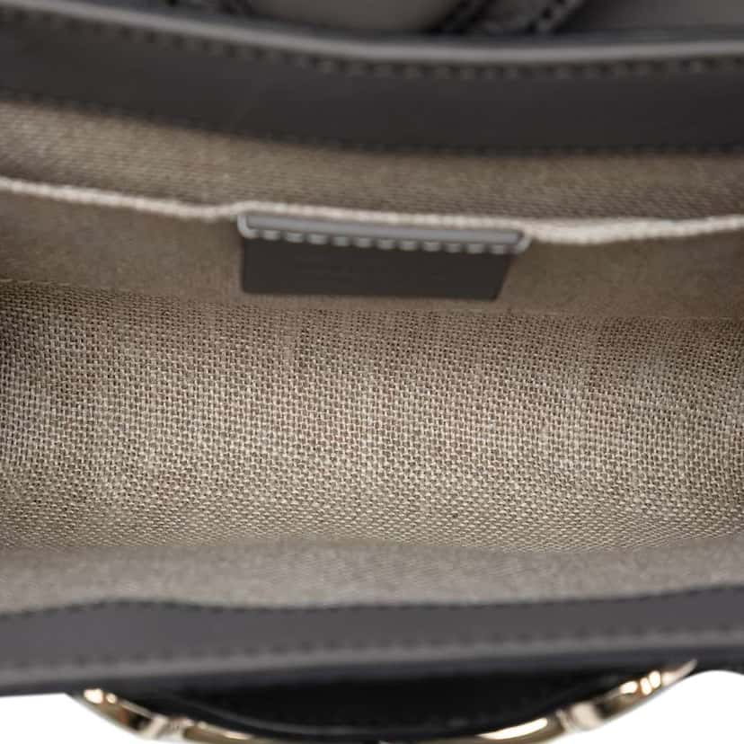 Gucci Mini Microguccissima Emily Crossbody Grey Leather Very good condition - Model View