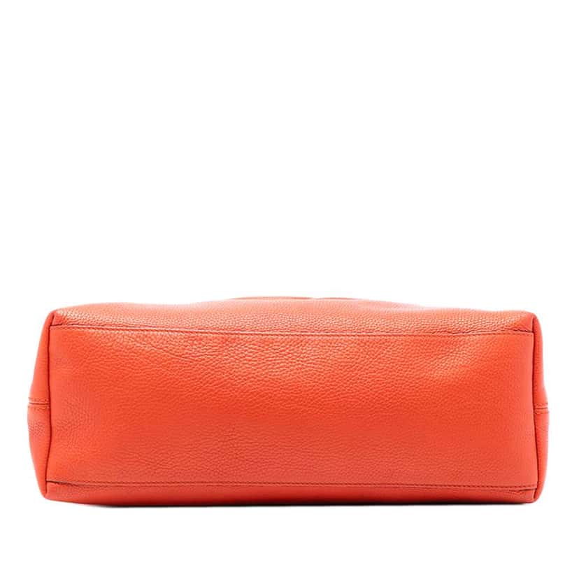 Gucci Medium Leather Soho Chain Tote Orange Leather Very good condition - Inside View