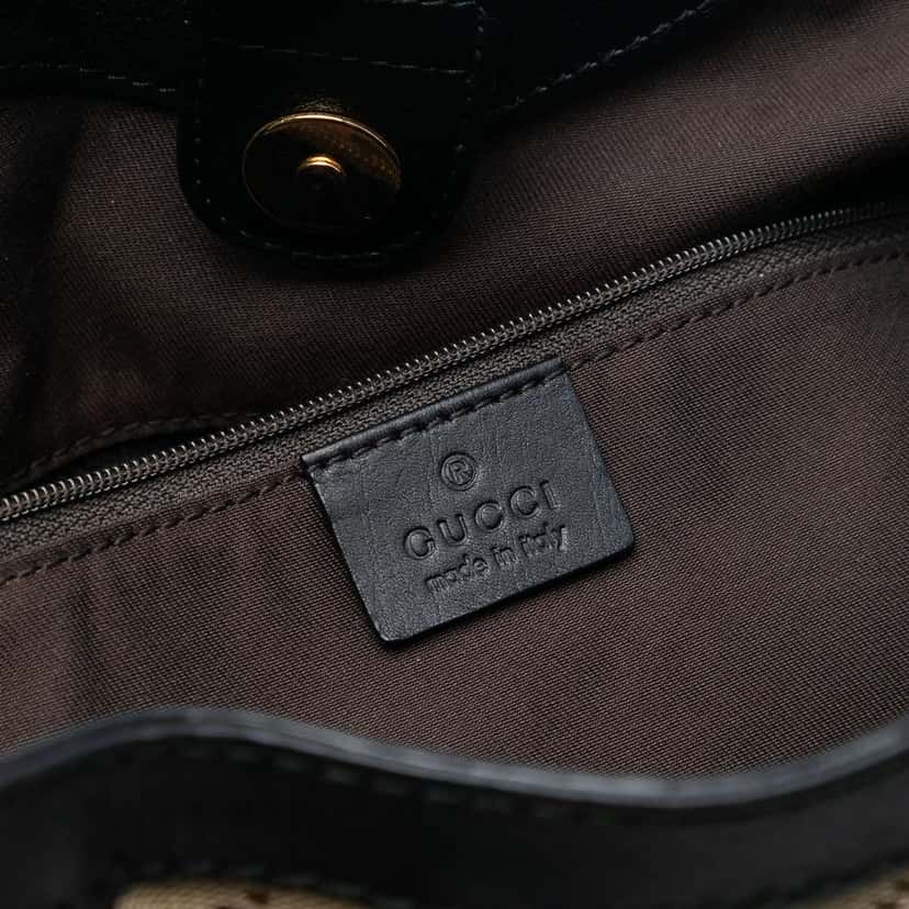 Gucci Medium GG Canvas Sukey Tote Brown Canvas Good condition - Box View