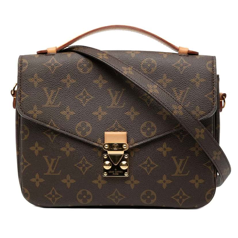 Louis Vuitton Monogram Pochette Metis Brown Very good condition - Front View