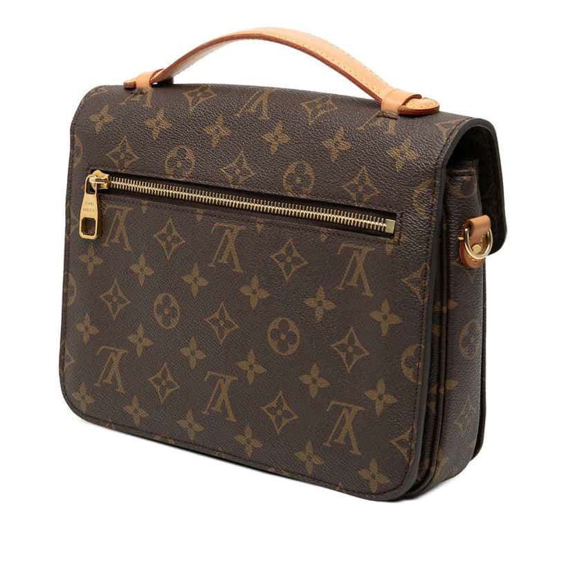 Louis Vuitton Monogram Pochette Metis Brown Very good condition - Back View
