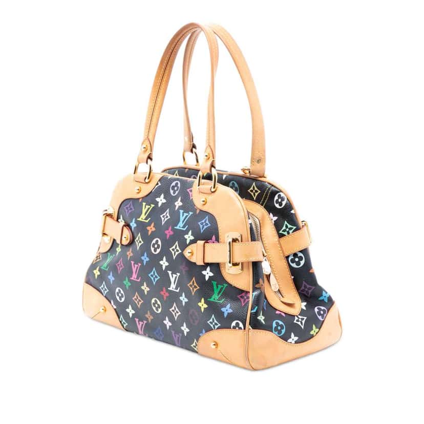 Louis Vuitton Monogram Multicolore Claudia Black Very good condition - Back View