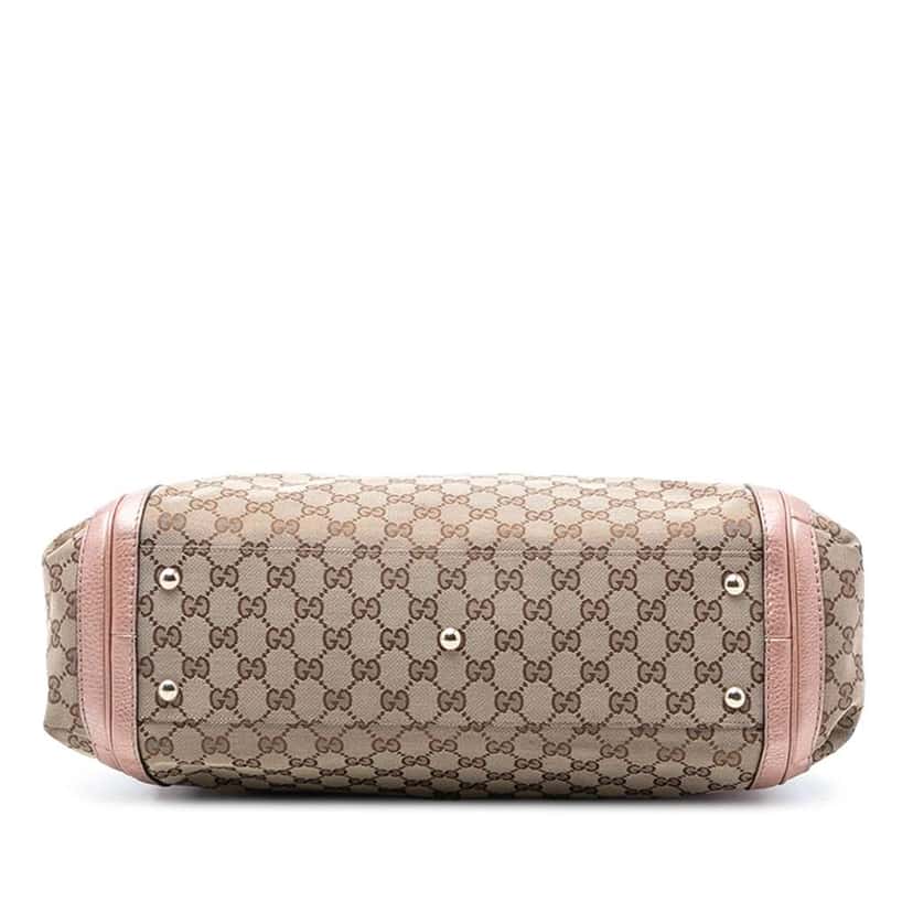 Gucci GG Canvas Bella Convertible Tote Brown Canvas Very good condition - Inside View