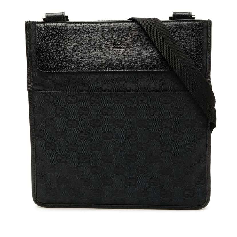 Gucci GG Canvas Crossbody Black Canvas Very good condition - Front View
