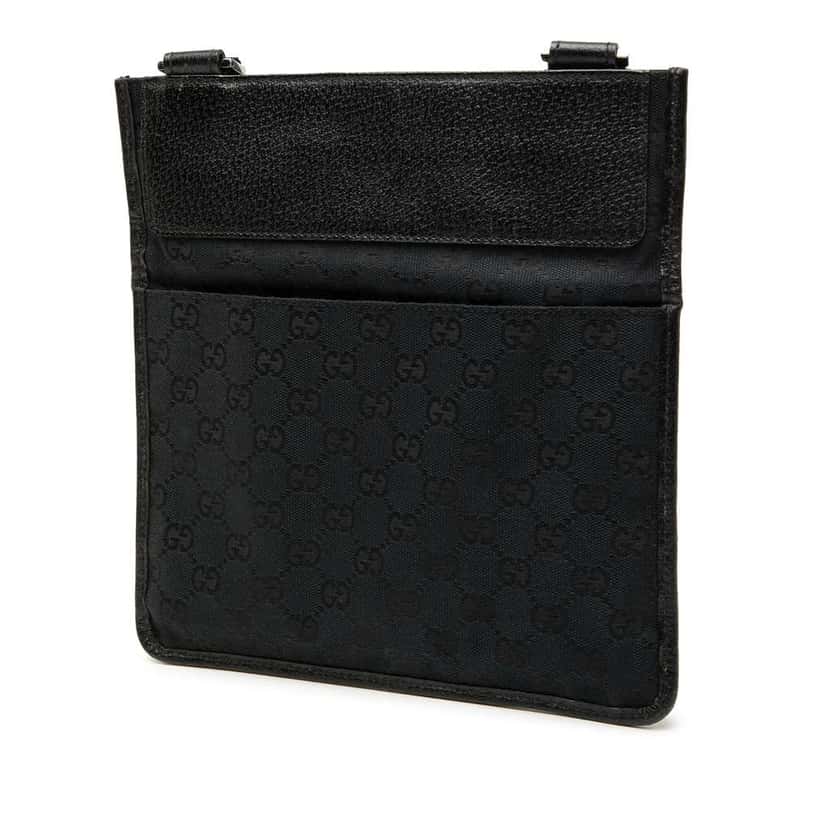 Gucci GG Canvas Crossbody Black Canvas Very good condition - Back View