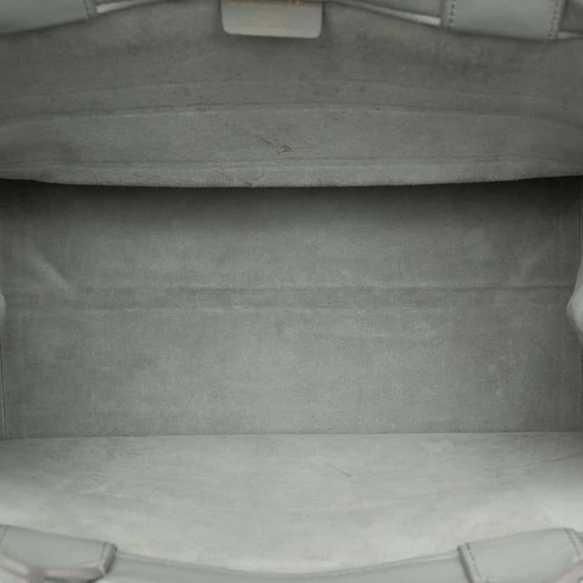 Dior Medium Embossed Leather Book Tote Grey Leather Very good condition - Model View
