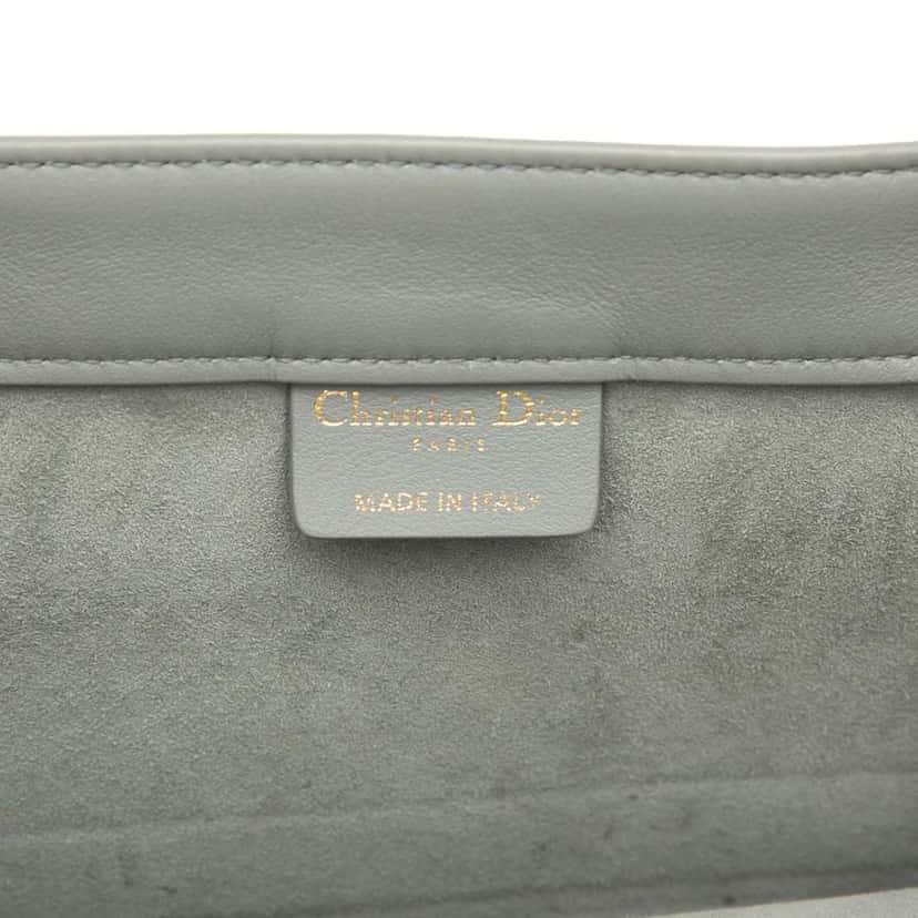 Dior Medium Embossed Leather Book Tote Grey Leather Very good condition - Box View