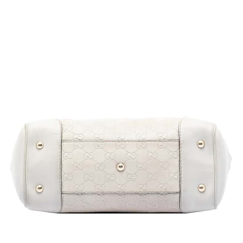 Gucci Guccissima Mayfair Tote White Leather Very good condition - Inside View