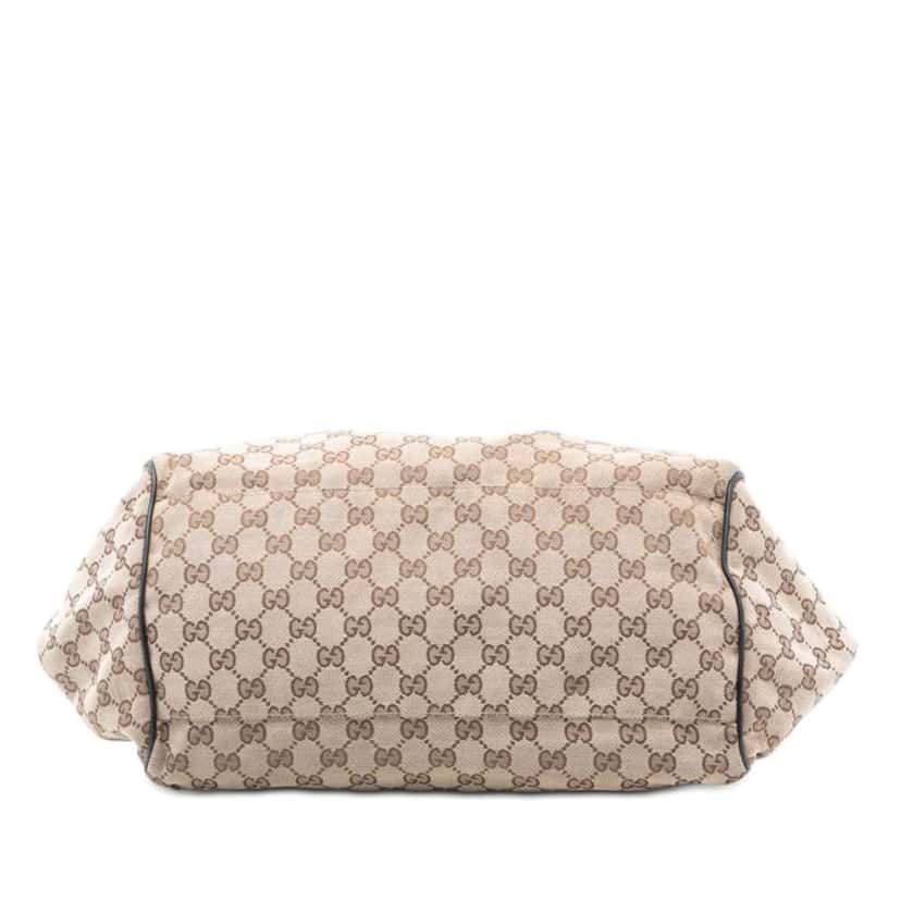 Gucci GG Canvas Sukey  Satchel Brown Canvas Good condition - Inside View