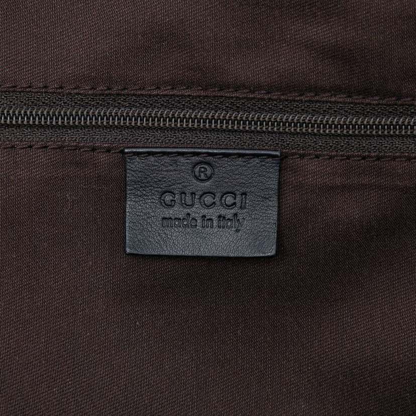 Gucci GG Canvas Sukey  Satchel Brown Canvas Good condition - Box View