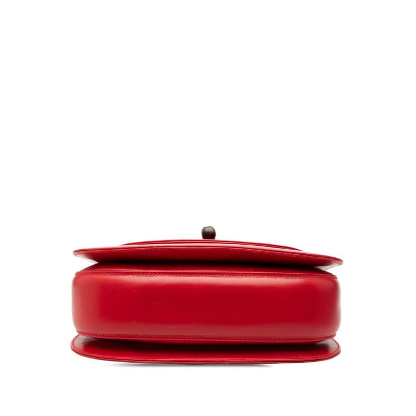 Gucci Small Calfskin Bamboo Night Red Leather Very good condition - Inside View