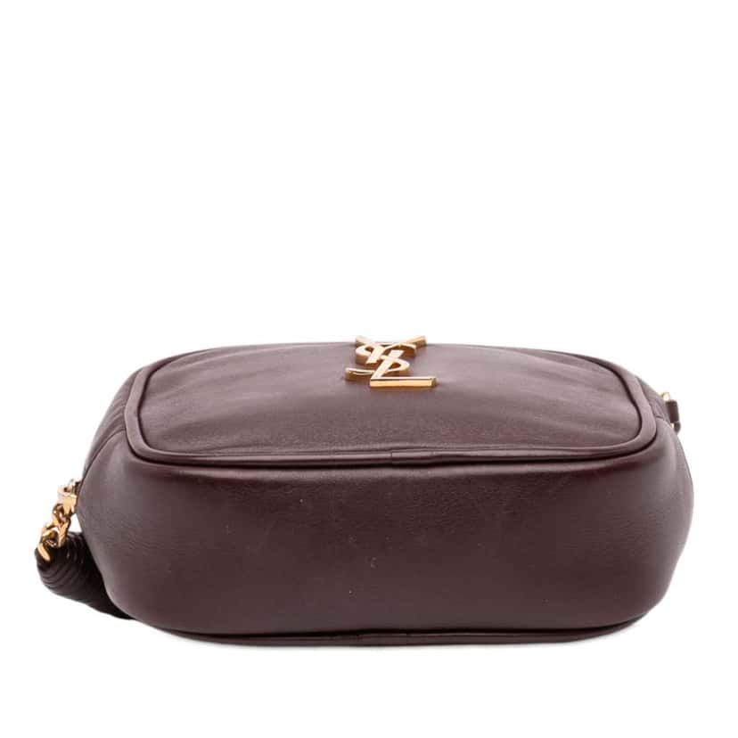 Saint Laurent Calfskin Monogram Blogger Bag Red Leather Very good condition - Inside View