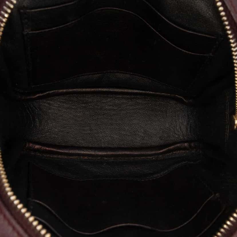 Saint Laurent Calfskin Monogram Blogger Bag Red Leather Very good condition - Model View