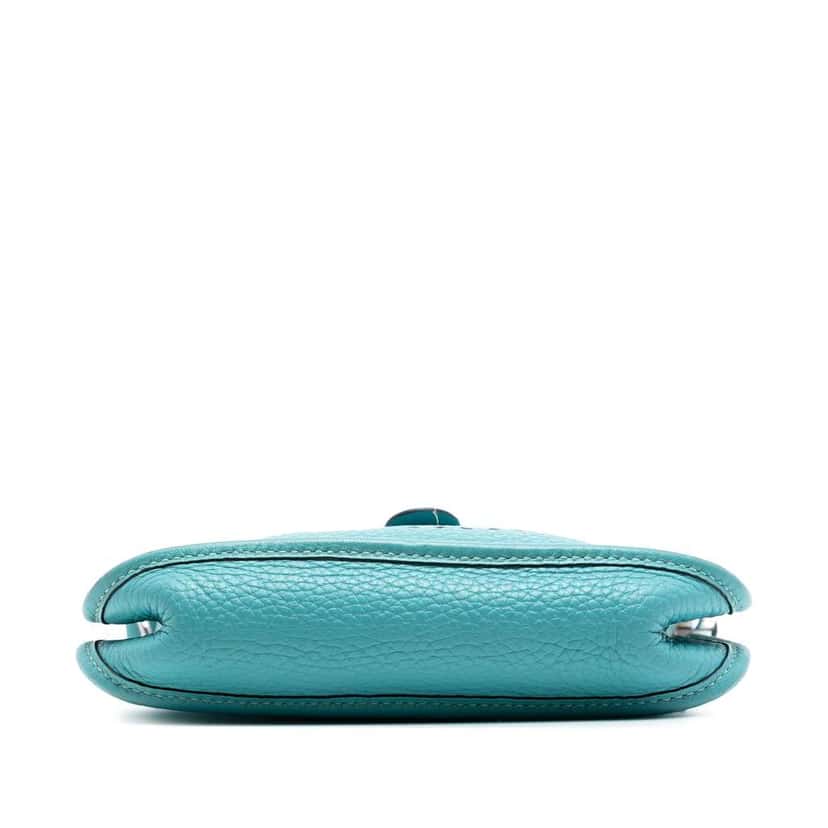 Hermès Clemence Evelyne Amazone TPM Blue Leather Very good condition - Inside View