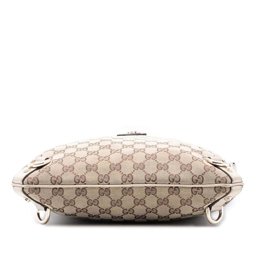 Gucci GG Canvas Abbey D Ring Crossbody Brown Canvas Very good condition - Inside View