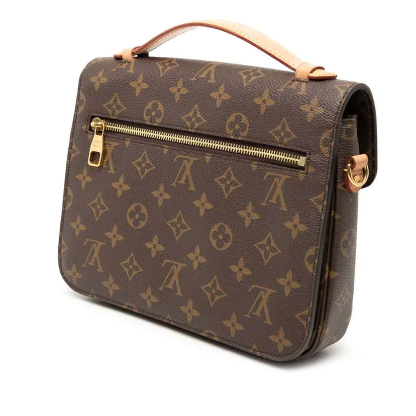 Louis Vuitton Monogram Pochette Metis Brown Good condition - Back View