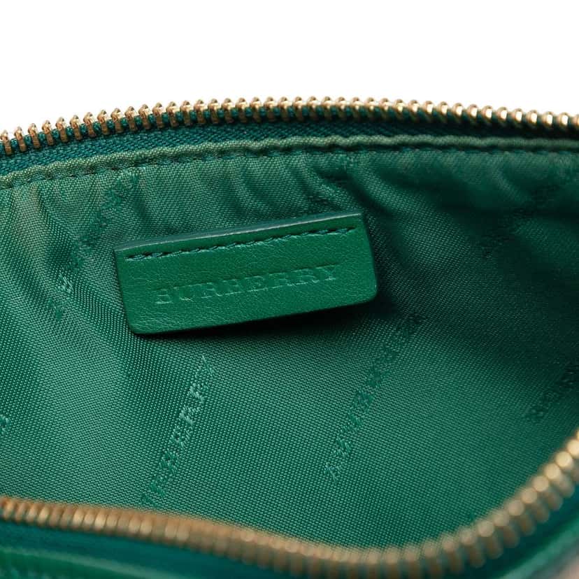 Burberry Haymarket Check Coated Canvas Peyton Crossbody Brown Canvas Very good condition - Box View