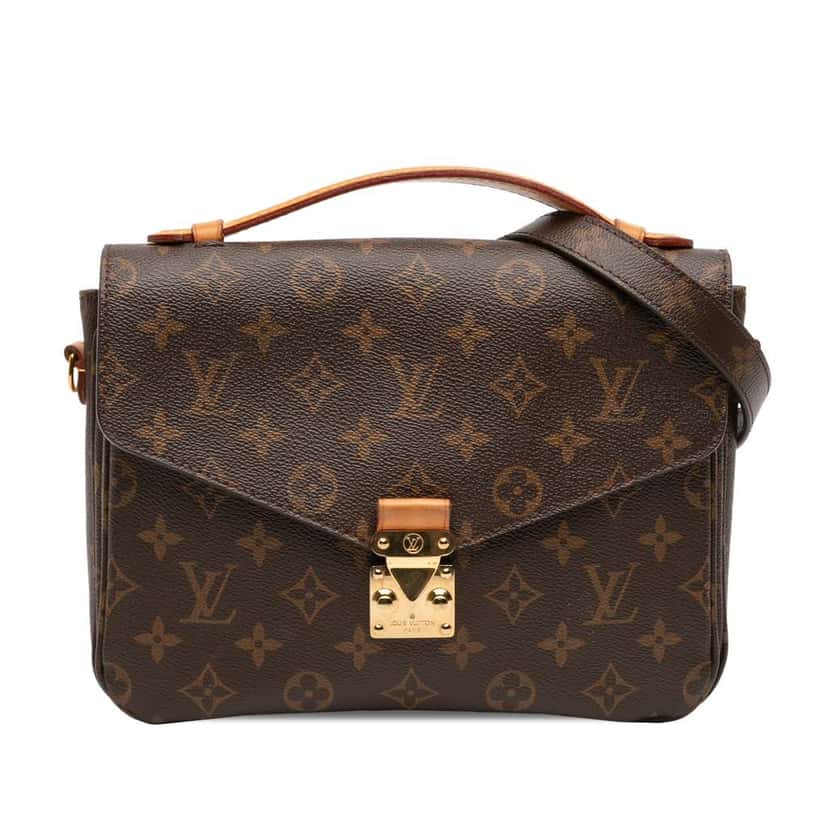 Louis Vuitton Monogram Pochette Metis Brown Very good condition - Front View