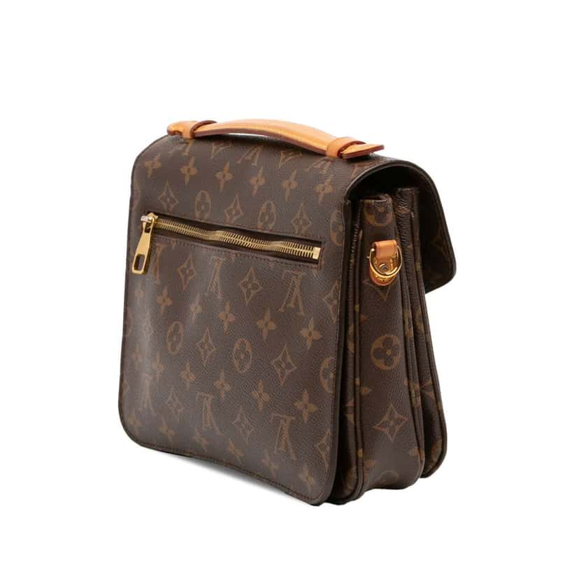 Louis Vuitton Monogram Pochette Metis Brown Very good condition - Back View