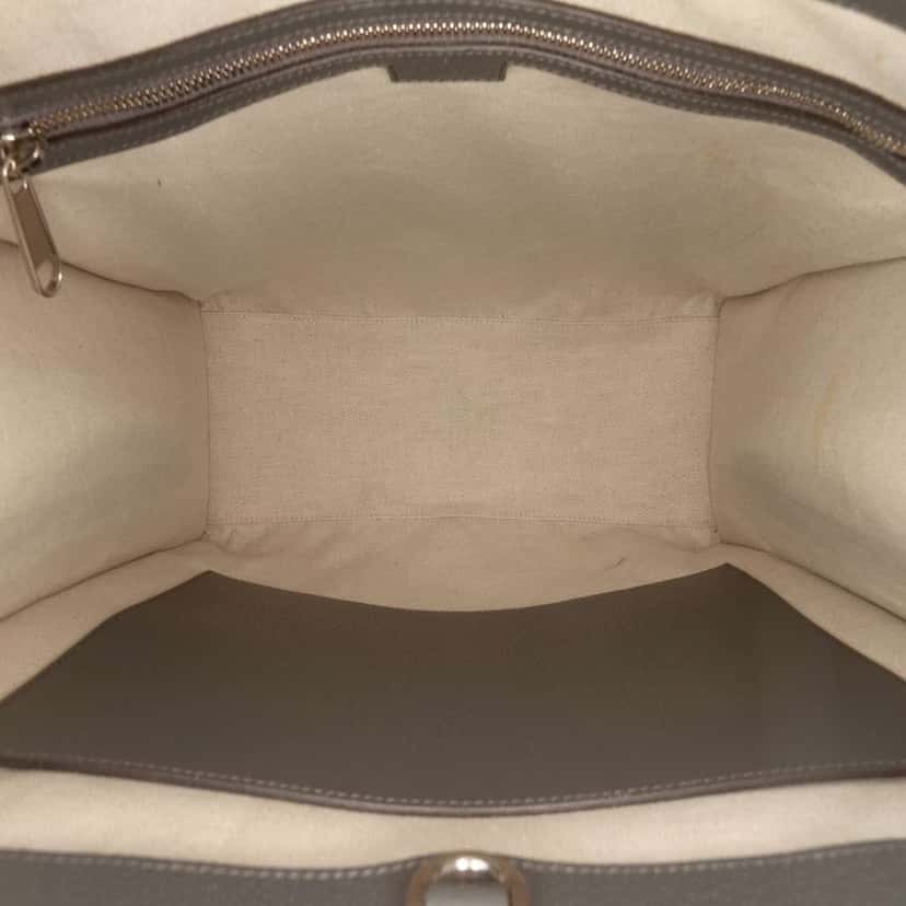 Gucci Medium GG Supreme Ophidia Satchel Grey Canvas Very good condition - Model View