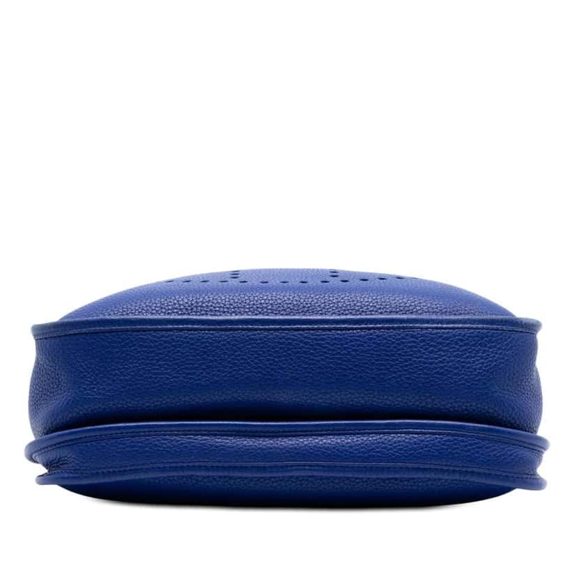 Hermès Clemence Evelyne III GM Blue Leather Good condition - Inside View