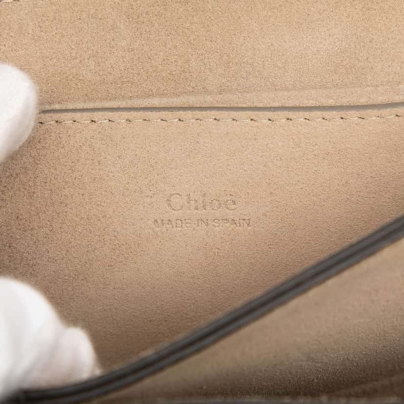 Chloé Small Suede and Calfskin Faye Crossbody Brown Leather Good condition - Box View
