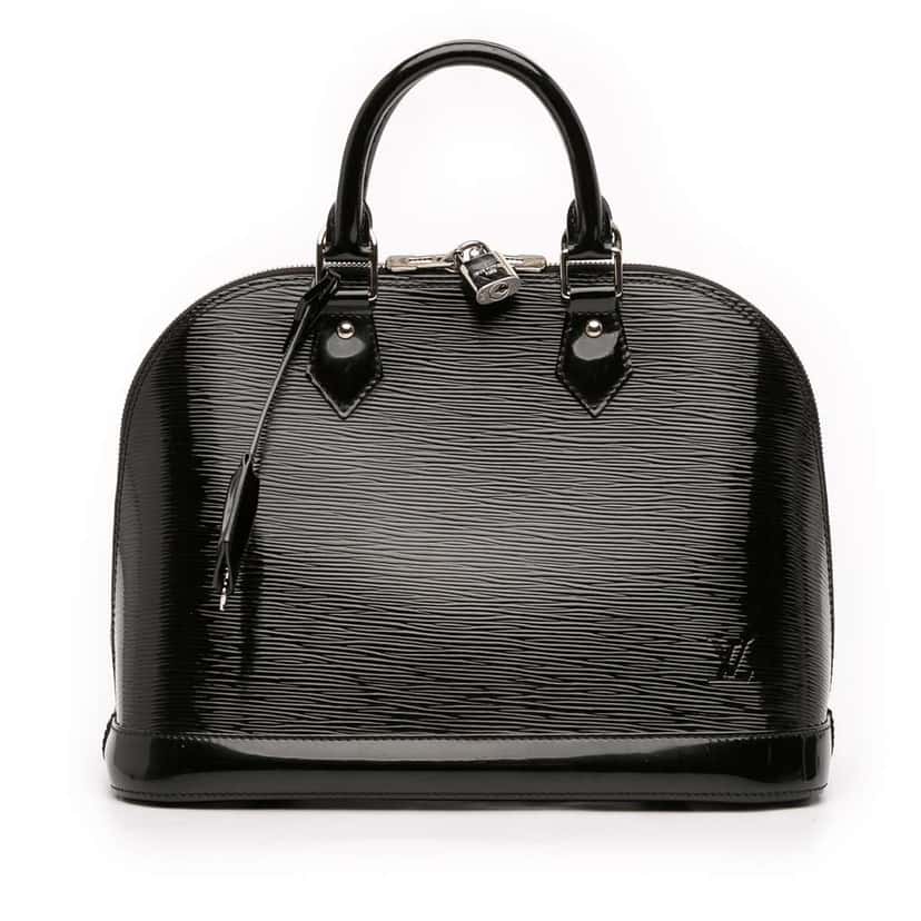 Louis Vuitton Electric Epi Alma PM Black Leather Good condition - Front View