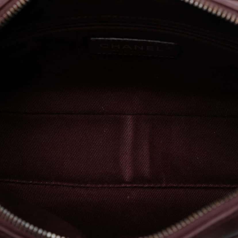 Chanel Paris Edinburgh Medium Calfskin Coco Sporran Flap Red Leather Good condition - Model View