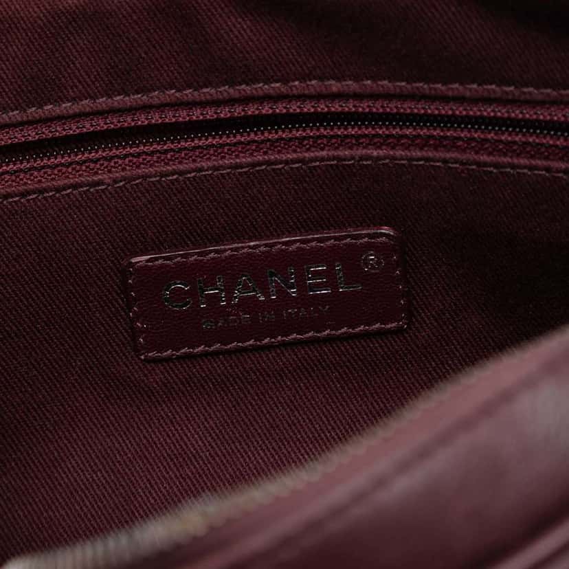 Chanel Paris Edinburgh Medium Calfskin Coco Sporran Flap Red Leather Good condition - Box View