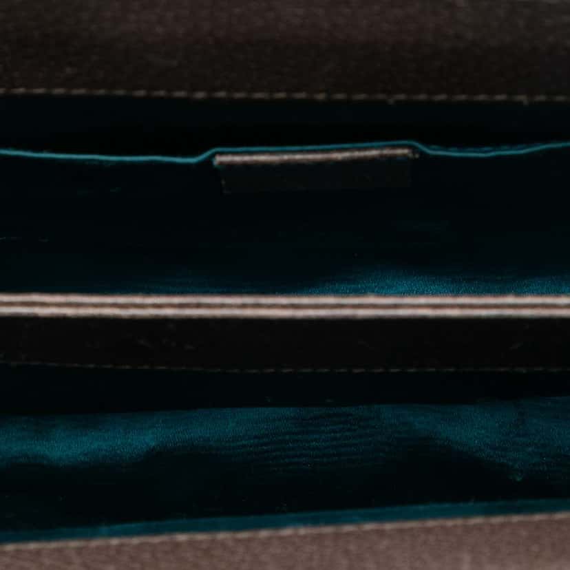 Gucci Small GG Supreme Web Ophidia Chain Crossbody Brown Canvas Very good condition - Model View