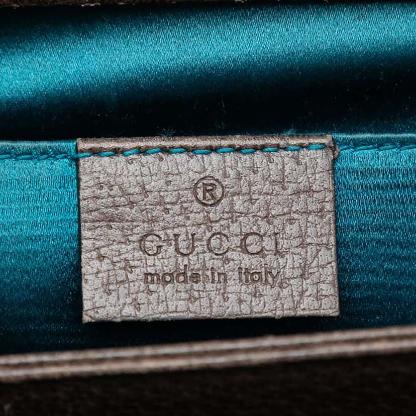 Gucci Small GG Supreme Web Ophidia Chain Crossbody Brown Canvas Very good condition - Box View