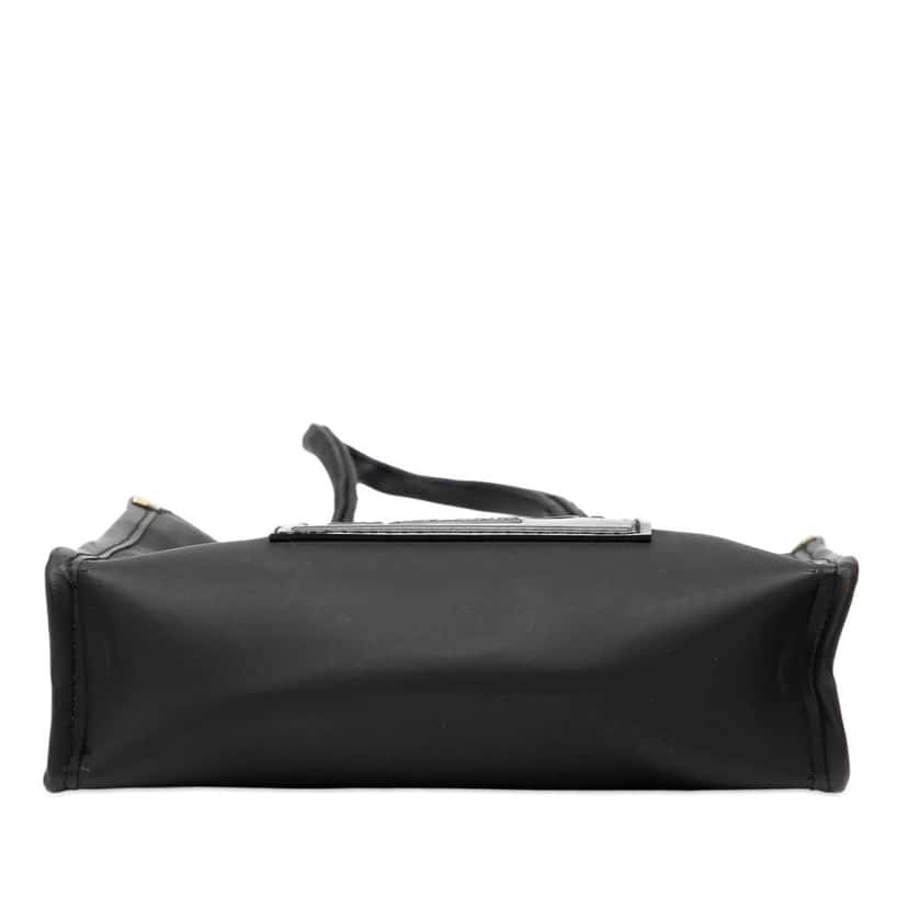 Fendi Mini Rubber FF Logo Shopper Tote Black Very good condition - Inside View