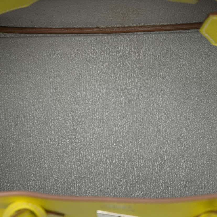 Hermès Epsom Verso Birkin Retourne 35 Yellow Leather Very good condition - Model View