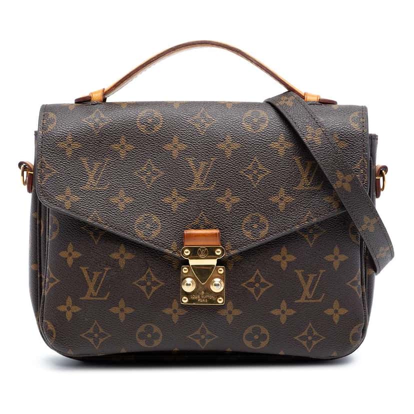 Louis Vuitton Monogram Pochette Metis Brown Very good condition - Front View