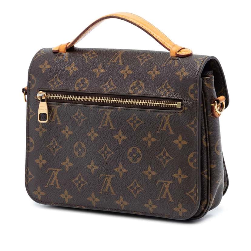 Louis Vuitton Monogram Pochette Metis Brown Very good condition - Back View