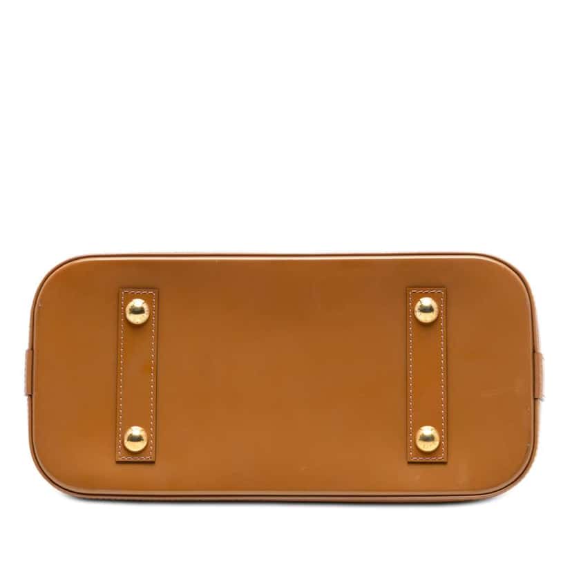 Louis Vuitton Monogram Vernis Alma PM Brown Leather Very good condition - Inside View