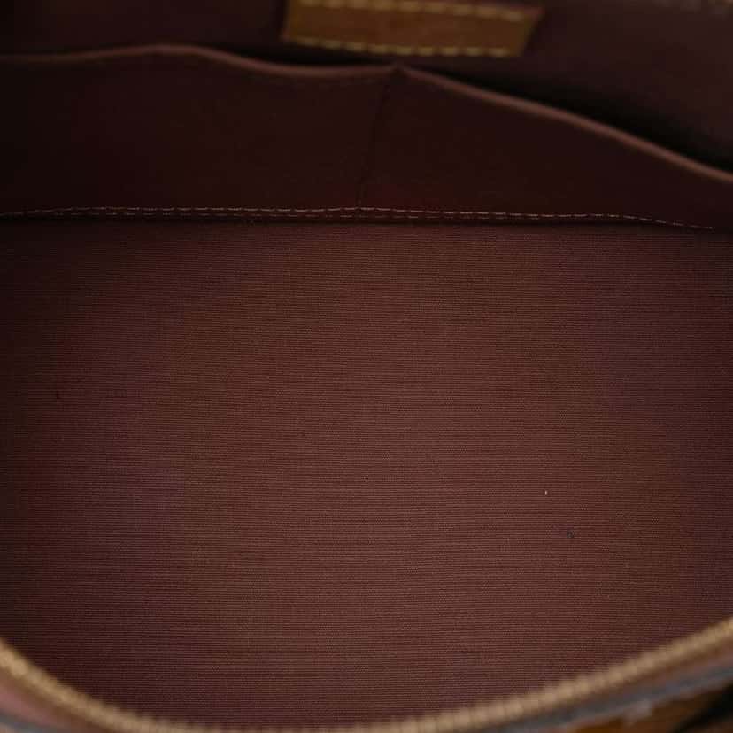Louis Vuitton Monogram Vernis Alma PM Brown Leather Very good condition - Model View