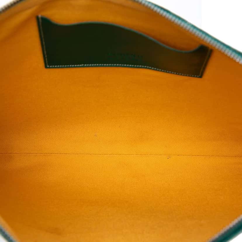 Goyard Goyardine Senat MM Green Canvas Very good condition - Model View