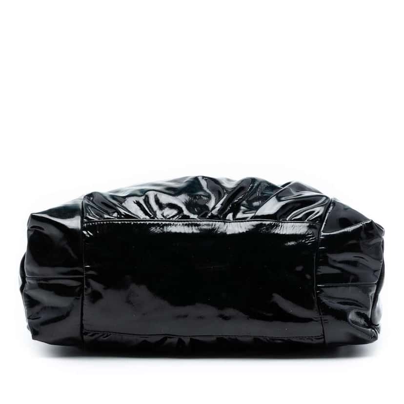 Gucci Patent Hysteria Tote Black Leather Good condition - Inside View