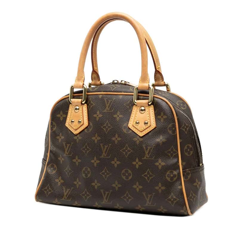 Louis Vuitton Monogram Manhattan PM Brown Very good condition - Back View