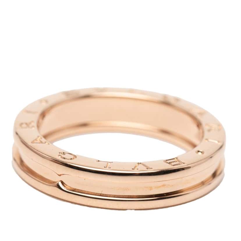 Bvlgari 18K Rose Gold B.Zero1 One Band Ring Pink Rose Gold Very good condition - Inside View