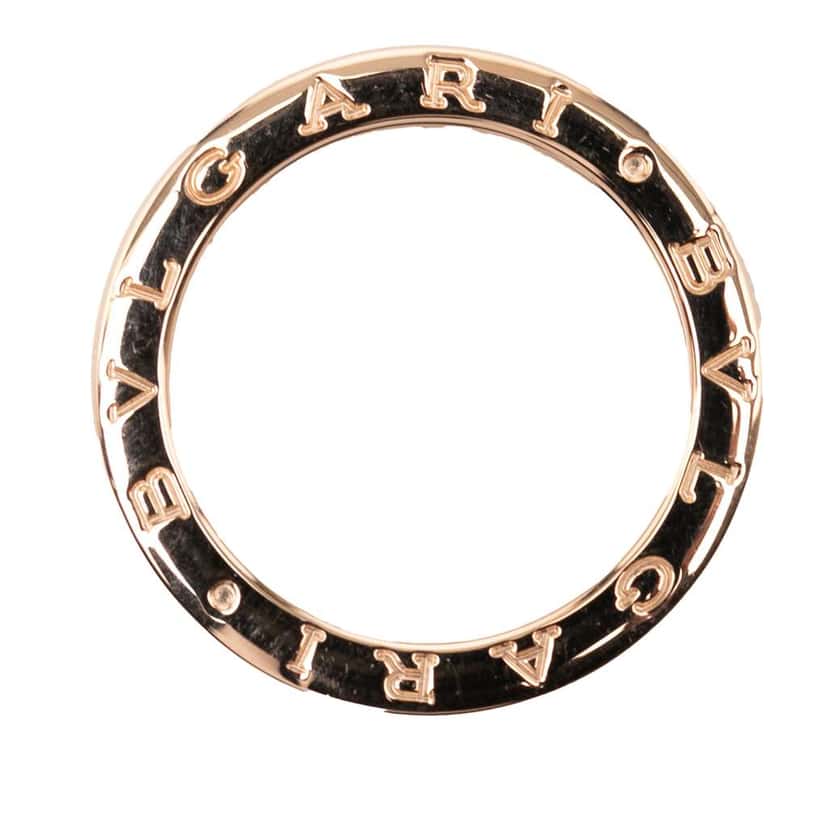 Bvlgari 18K Rose Gold B.Zero1 One Band Ring Pink Rose Gold Very good condition - Model View