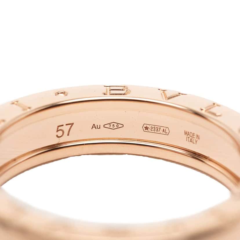 Bvlgari 18K Rose Gold B.Zero1 One Band Ring Pink Rose Gold Very good condition - Box View