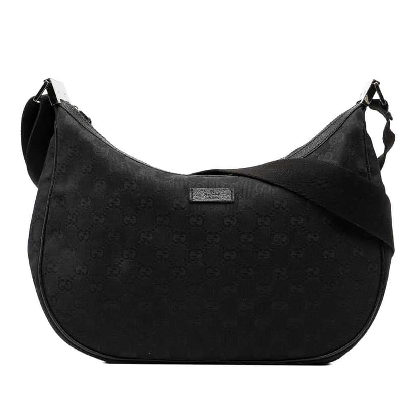 Gucci GG Canvas Crossbody Black Canvas Good condition - Front View