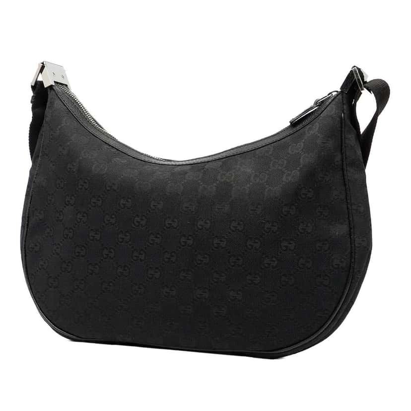 Gucci GG Canvas Crossbody Black Canvas Good condition - Back View