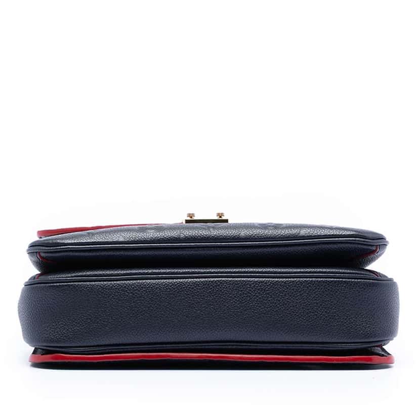 Louis Vuitton Monogram Empreinte Pochette Metis Blue Leather Very good condition - Inside View